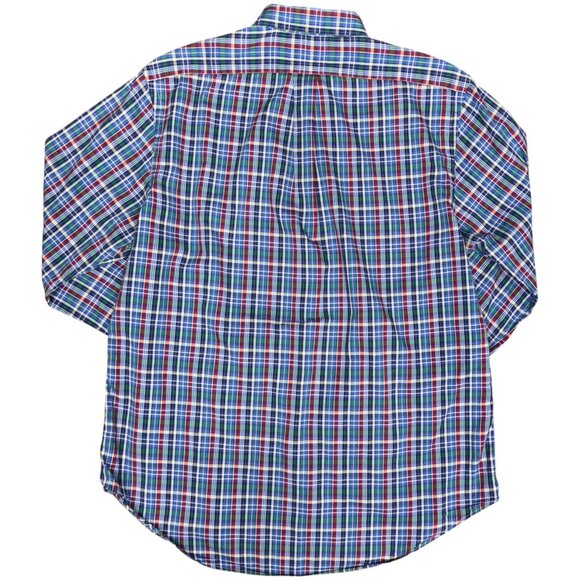 EUC Men's RALPH LAUREN Oxford Long Sleeve Plaid Button Down Shirt | Size L - Picture 3 of 5